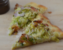 Thumbnail image for Brussels Sprouts Pizza with Robiola, Bacon and Red Onion from Chef Cathy Whims