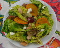 Thumbnail image for Baby Romaine with Grapes, Mint and Persimmon